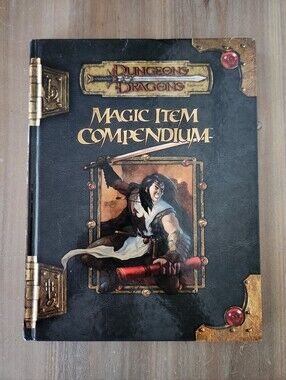 ⚔️ D&D Magic Item Compendium Hardcover 3.5 Edition Dungeons And Dragons
